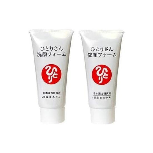 Ginza Marukan Hitori Facial Cleansing Foam, 2.8 oz (80 g), Set of 2