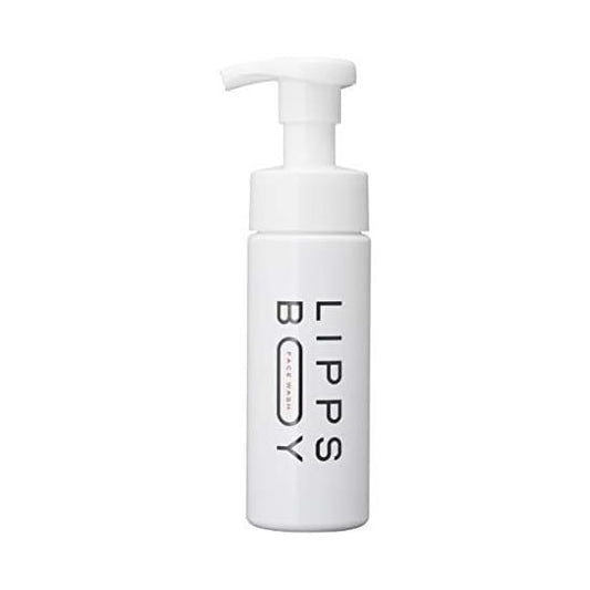 Lips Boy Dense Foam Face Wash Men's Medicated Face Wash Mousse, Moisturizing, Acne Prevention, Oily Skin, Pore Care, 5.1 fl oz (150 ml)