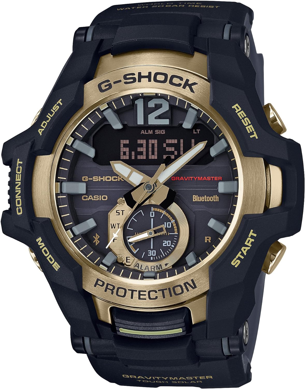 Casio G-Shock GRAVITYMASTER Bluetooth Solar GR-B100GB-1AJF Men's Black