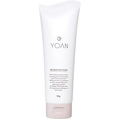 YOAN BQ Washing Foam, Makeup Remover, Facial Cleanser, Dense Foam, Fermentation Ingredients, Vitamin C Blend, Pore Care, Exfoliating, Friction Free, Skin-friendly, Anti-Dullness, Roughness, Blackheads