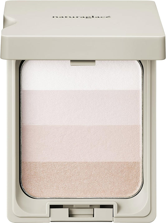 Natura Glace Highlight Powder 4 Colors Highlight with Brush