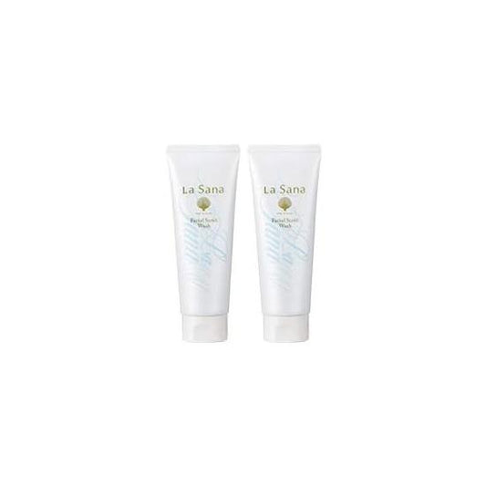 Lasana Seaweed Sea Mud Scrub Facial Wash Foam, 4.1 oz (115 g), Set of 2