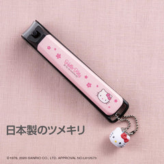 Kai Hello Kitty Japanese Style New Standard M Flower Sakura Nail Clippers