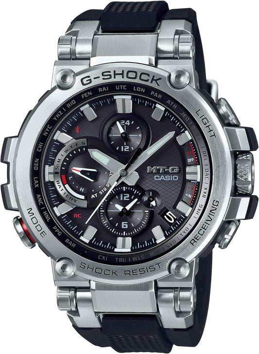 Casio G-Shock MTG-B1000-1AJF Men’s Watch, MT-G Bluetooth, Tough Radio Solar