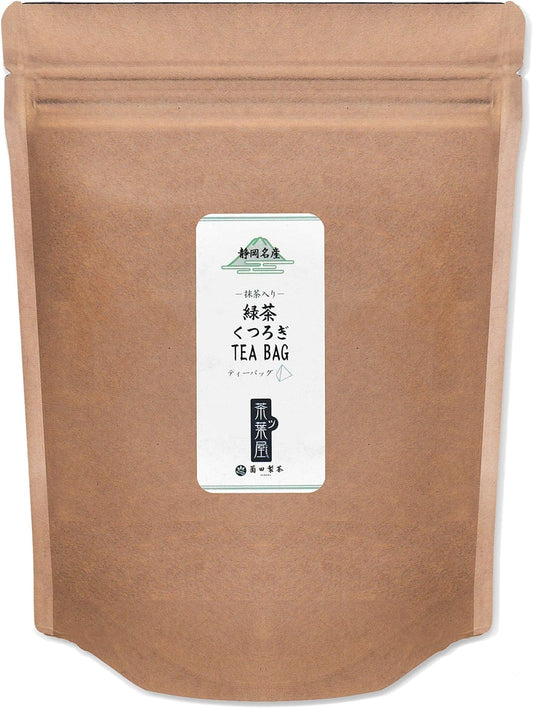 Sonoda Seicha Shizuoka Specialty Relaxing Green Tea Bag with Matcha 0.2 oz (5 g) x 50 Pieces, Both Hot and Cold Water OK