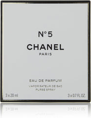 Chanel Eau De Parfum No. 5 EDP 0.7 fl oz (20 ml) x 3 Bottles