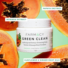 Farmacy Green Clean Makeup Meltway Cleansing Balm - Natural Makeup Remover Parallel Import