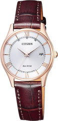 Citizen ES0002-06A Women's Watch, Citizen Collection, Eco-Drive Radio Watch, Dial color - white, watch