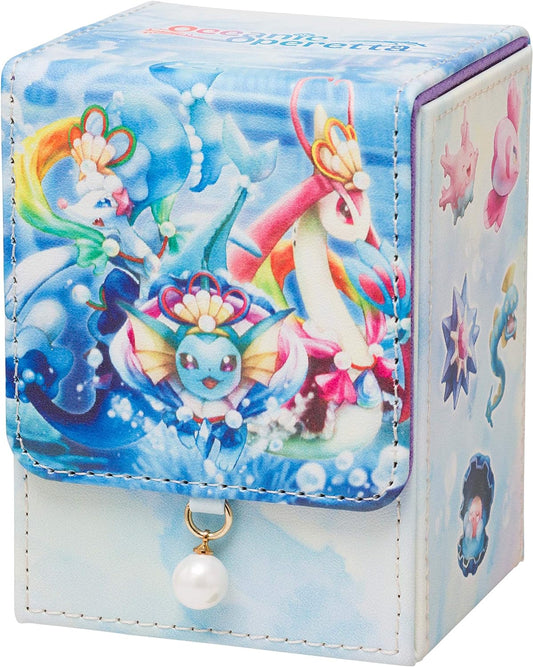 Pokemon Center Original Pokemon Card Game Flip Deck Case Oceanic Operetta