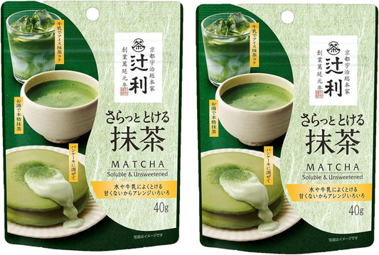 Tsujiri Smooth Tea 1.4 oz (40 g) x 2 Packs, 1.4 oz (40 g) x 2