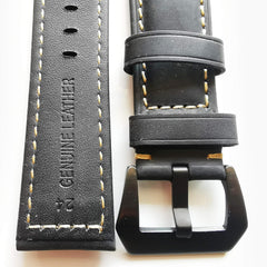 Panerai Replacement Strap 0.8/0.9/1.0 inches (20/22/26 mm) Leather Strap Deca Thick 44mm Case Band Replacement Smart Watch Strap