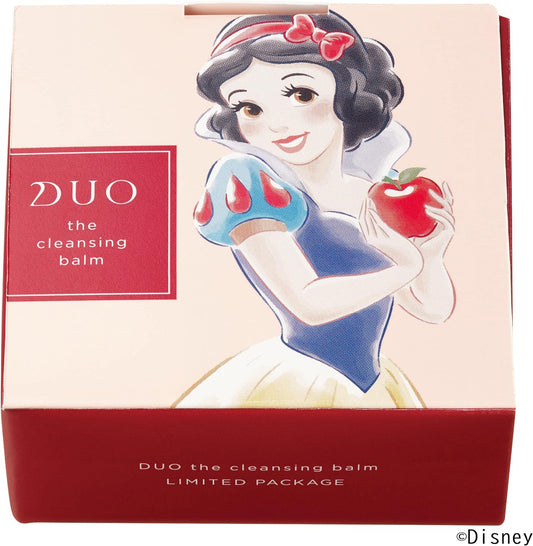 DUO The Cleansing Balm, 1.6 oz (45 g), Disney Princess Limited Design, Snow White Makeup Remover, Moist Type, Rose Essential Oil Scent, New Sensation Cleansing, Eye Wash Not Required