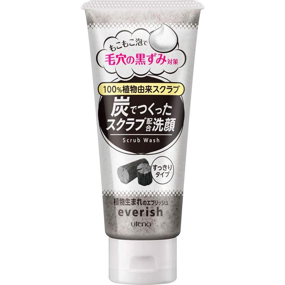 Set Item: Utena Eblich Charcoal Scrub Face Cleanser, 4.8 oz (135 g), 4 Pieces