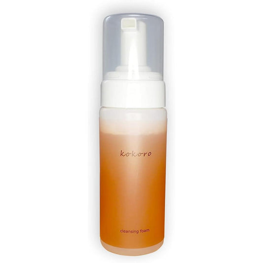 Kokoro Facial Cleansing Foam, Made in France, Organic Apricot Oil Blended, Cleansing Foam, Apricot Kernel Oil, France, Organic Kokoro Cosmetics, Kichijoji Basic Cosmetics