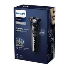 PHILIPS S5588/30 Rotatable Rechargeable Wet   Dry Electric Shaver 5000 Series with Storage Case, Black