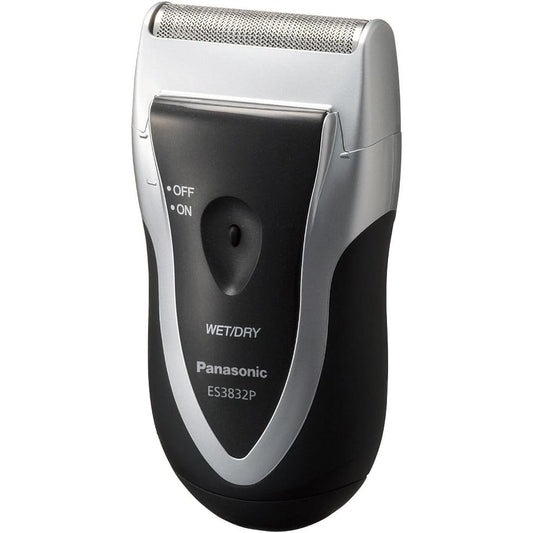 Panasonic ES3832P-S Super Leather Men's Shaver, Single Blade, Silver Tone