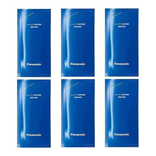 Panasonic ES-4L03 Shaver Washing Charger Dedicated Cleaning Agent (3 Pieces) x 2 Sets (6 Total)